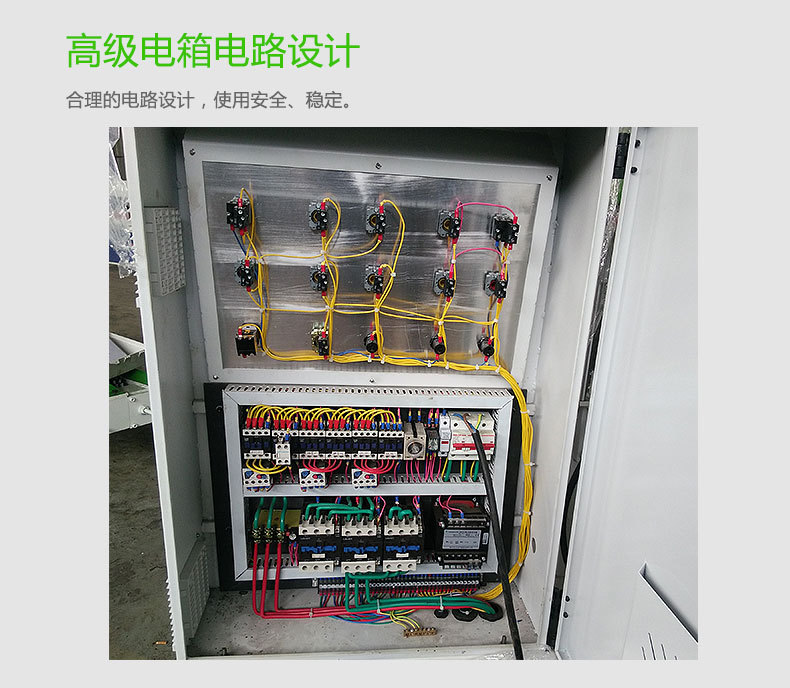 多片鋸降溫除塵系統(tǒng)，使鋸片不會(huì)長時(shí)間在高溫下工作，延長鋸片的壽命，減少粉塵。